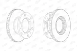 Tarcza hamulcowa BERAL BCR112A