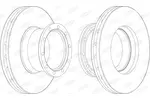 Tarcza hamulcowa BERAL BCR113A