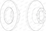 Tarcza hamulcowa BERAL BCR117A