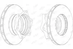 Tarcza hamulcowa BERAL BCR164A