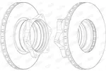 Tarcza hamulcowa BERAL BCR165A