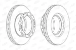 Tarcza hamulcowa BERAL BCR168A
