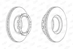 Tarcza hamulcowa BERAL BCR173A