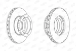 Tarcza hamulcowa BERAL BCR188A