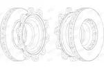 Tarcza hamulcowa BERAL BCR193A
