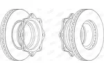Tarcza hamulcowa BERAL BCR202A