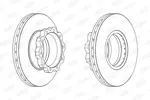 Tarcza hamulcowa BERAL BCR215A