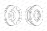 Tarcza hamulcowa BERAL BCR238A