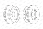 Tarcza hamulcowa BERAL BCR239A