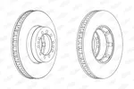 Tarcza hamulcowa BERAL BCR242A