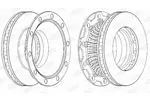Tarcza hamulcowa BERAL BCR252A