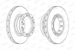 Tarcza hamulcowa BERAL BCR318A