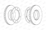 Tarcza hamulcowa BERAL BCR322A