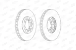 Tarcza hamulcowa BERAL BCR326A