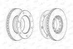 Tarcza hamulcowa BERAL BCR342A