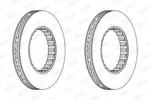 Tarcza hamulcowa BERAL BCR348A