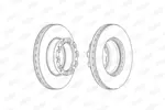 Tarcza hamulcowa BERAL BCR358A