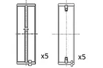 Panewki wału korbowego FAI AUTOPARTS BM1002-STD