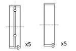 Panewki wału korbowego FAI AUTOPARTS BM1006-STD