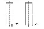 Panewki wału korbowego FAI AUTOPARTS BM1007-STD