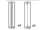 Panewki wału korbowego FAI AUTOPARTS BM1014-STD