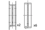 Panewki wału korbowego FAI AUTOPARTS BM1016-STD