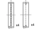 Panewki wału korbowego FAI AUTOPARTS BM1017-STD