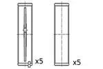 Panewki wału korbowego FAI AUTOPARTS BM1024-STD