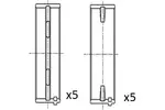 Panewki wału korbowego FAI AUTOPARTS BM1026-STD