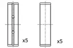 Panewki wału korbowego FAI AUTOPARTS BM1027-STD