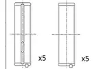 Panewki wału korbowego FAI AUTOPARTS BM1028-STD