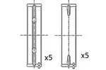 Panewki wału korbowego FAI AUTOPARTS BM1035-STD