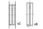 Panewki wału korbowego FAI AUTOPARTS BM1037-STD