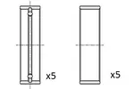 Panewki wału korbowego FAI AUTOPARTS BM1041-STD
