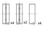 Panewki wału korbowego FAI AUTOPARTS BM1043-STD