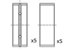 Panewki wału korbowego FAI AUTOPARTS BM1045-STD