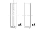Panewki wału korbowego FAI AUTOPARTS BM1047-STD