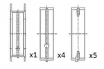 Panewki wału korbowego FAI AUTOPARTS BM1049-STD