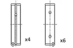 Panewki wału korbowego FAI AUTOPARTS BM1054-STD