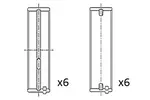 Panewki wału korbowego FAI AUTOPARTS BM1060-STD