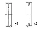 Panewki wału korbowego FAI AUTOPARTS BM1062-STD