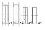Panewki wału korbowego FAI AUTOPARTS BM1068-STD