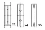 Panewki wału korbowego FAI AUTOPARTS BM1113-STD