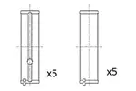 Panewki wału korbowego FAI AUTOPARTS BM1130-STD