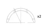 Panewki wału korbowego FAI AUTOPARTS BT3004-STD