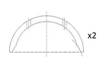Panewki wału korbowego FAI AUTOPARTS BT3007-STD