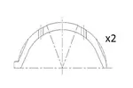 Panewki wału korbowego FAI AUTOPARTS BT3009-STD
