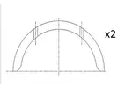 Panewki wału korbowego FAI AUTOPARTS BT3010-STD