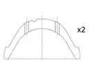 Panewki wału korbowego FAI AUTOPARTS BT3013-STD