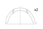 Panewki wału korbowego FAI AUTOPARTS BT3014-STD